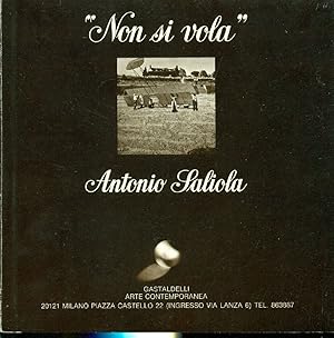 Seller image for Antonio Saliola. ''Non si vola'' for sale by Studio Bibliografico Marini