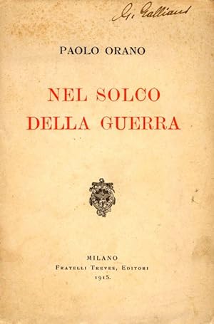 Bild des Verkufers fr Nel solco della guerra zum Verkauf von Studio Bibliografico Marini