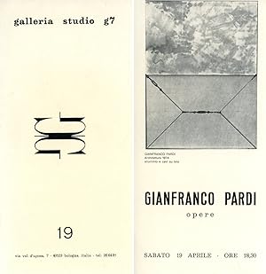 Gianfranco Pardi. Opere
