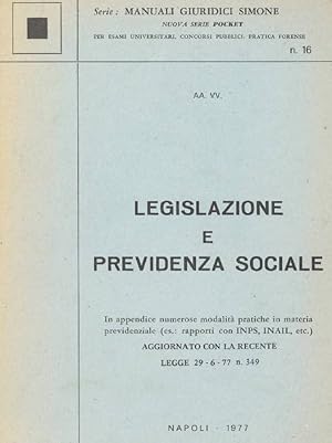 Legislazione e previdenza sociale