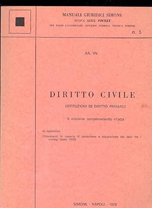 Diritto civile (Istituzioni di Diritto Privato)