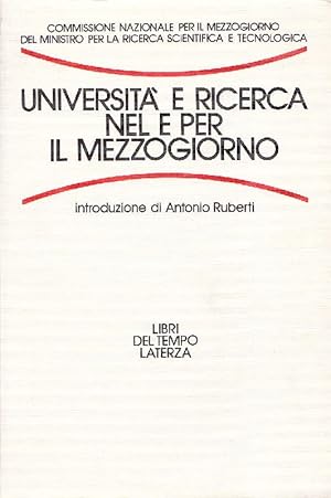 Università e ricerca nel e per il Mezzogiorno