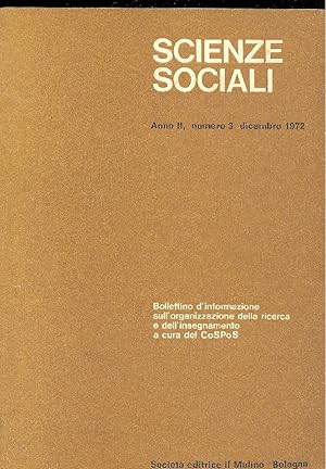 Scienze sociali. Dicembre 1972