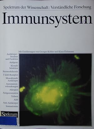 Bild des Verkufers fr Immunsystem. Abwehr und Selbsterkennung auf molekularem Niveau. zum Verkauf von Antiquariat Bookfarm