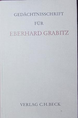 Seller image for Gedchtnisschrift fr Eberhard Grabitz. for sale by Antiquariat Bookfarm