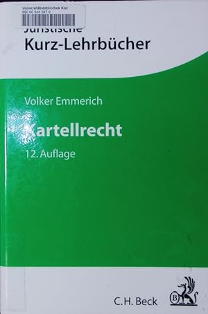 Imagen del vendedor de Kartellrecht. Ein Studienbuch. a la venta por Antiquariat Bookfarm