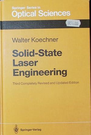 Immagine del venditore per Solid-state laser engineering. venduto da Antiquariat Bookfarm