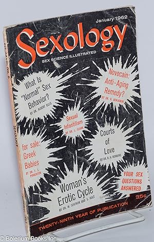 Image du vendeur pour Sexology: sex science illustrated; vol. 28, #6, January, 1962; What is 'Normal' Sex Behavior mis en vente par Bolerium Books Inc.