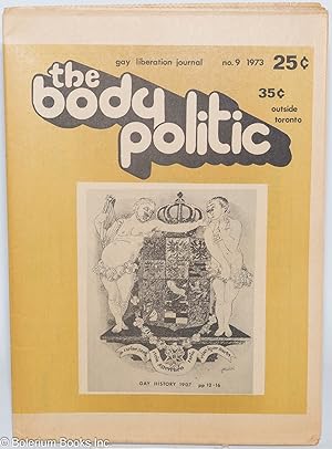 Bild des Verkufers fr The Body Politic: gay liberation newspaper; #9: Gay History & Claim Our Rights zum Verkauf von Bolerium Books Inc.