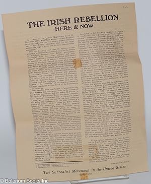 The Irish Rebellion: Here & Now