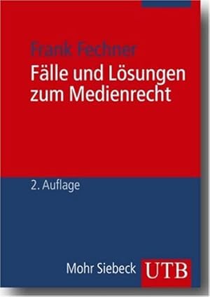 Image du vendeur pour Flle und Lsungen zum Medienrecht mis en vente par Gabis Bcherlager