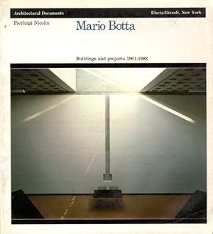 Imagen del vendedor de Mario Botta: Buildings and Projects 1961-1982 a la venta por Clausen Books, RMABA