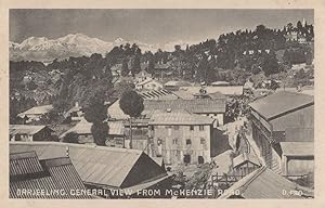 Darjeeling General View from McKenzie Road India Old Postcard