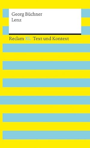 Imagen del vendedor de Lenz. Textausgabe mit Kommentar und Materialien : Reclam XL - Text und Kontext a la venta por Smartbuy