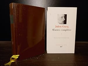 Julien Gracq. uvres complètes. Tome 1 Édition établie par Bernhild Boie. (= Bibliothèque de la P...