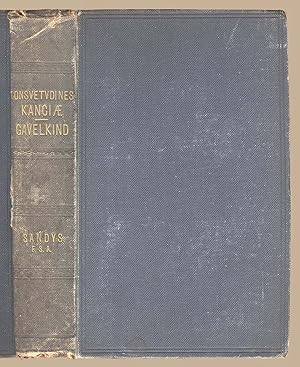 Image du vendeur pour Consuetudines Kanciae: A History Of Gavelkind And Other Remarkable Customs In The County Of Kent mis en vente par Martin Harrison