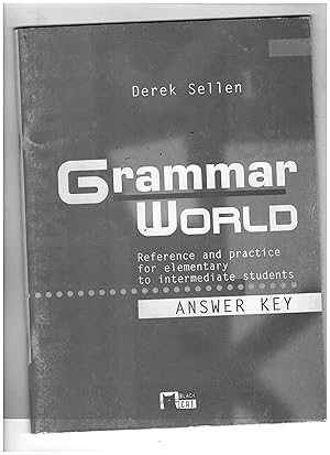 Imagen del vendedor de Grammar world. Answer key. a la venta por Libreria IV Fontane S.a.S