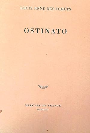 Image du vendeur pour Ostinato mis en vente par Librodifaccia
