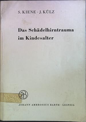 Imagen del vendedor de Das Schdelhirntrauma im Kindesalter : Klinische und elektroenzephalographische Aspekte. a la venta por books4less (Versandantiquariat Petra Gros GmbH & Co. KG)