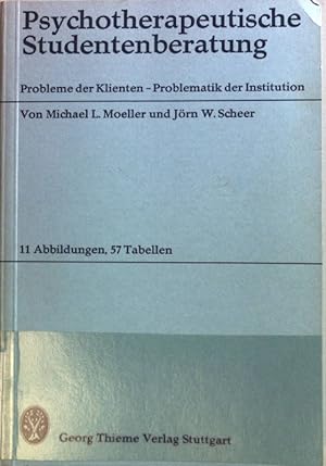 Seller image for Psychotherapeutische Studentenberatung : Probleme der Klienten, Problematik der Institution. for sale by books4less (Versandantiquariat Petra Gros GmbH & Co. KG)