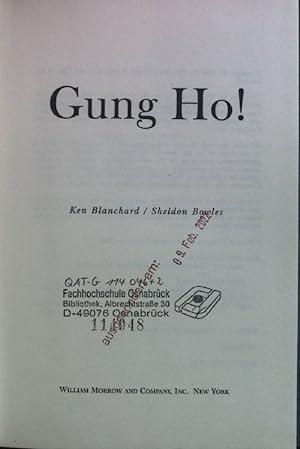 Image du vendeur pour Gung Ho! mis en vente par books4less (Versandantiquariat Petra Gros GmbH & Co. KG)