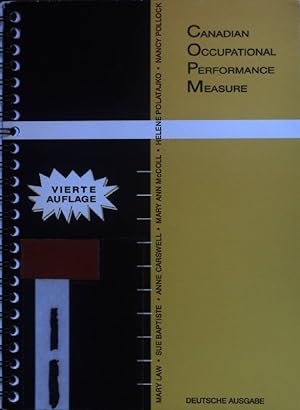 Bild des Verkufers fr Canadian Occupational Performance Measure. zum Verkauf von books4less (Versandantiquariat Petra Gros GmbH & Co. KG)