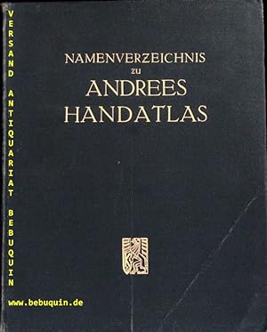 Bild des Verkufers fr in 228 Haupt- und 198 Nebenkarten. Mit vollstndigen alphabetischen Namenverzeichnis in besonderem Bande. Hrsg. von Ernst Ambrosius. zum Verkauf von Antiquariat Bebuquin (Alexander Zimmeck)