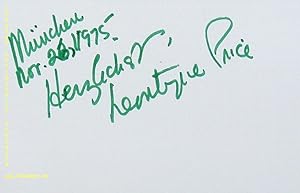 Bild des Verkufers fr eigenhndig mit Grnstift signierte und datierte Autogrammkarte: Herzlichst. zum Verkauf von Antiquariat Bebuquin (Alexander Zimmeck)