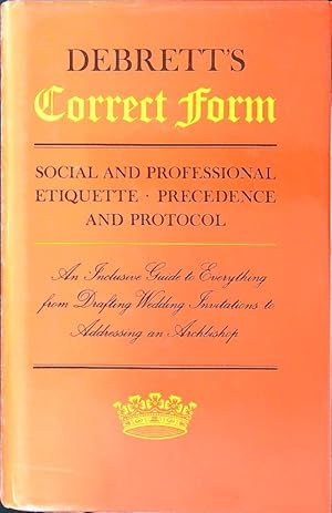 Seller image for Debrett's correct form for sale by Librodifaccia