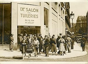 "IXème SALON DES TUILERIES Paris 1932" Photo de presse originale G. DEVRED Agence ROL Paris (1932)