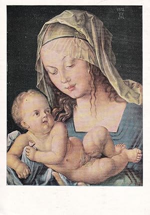 Immagine del venditore per Postkarte - Madonna mit Kind venduto da Buchhandlung & Antiquariat Rother