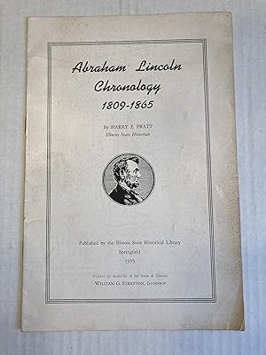 Immagine del venditore per Abraham Lincoln Chronology 1809 - 1865 venduto da T. Brennan Bookseller (ABAA / ILAB)