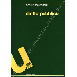 Bild des Verkufers fr Diritto pubblico zum Verkauf von Libreria Antiquaria Giulio Cesare di Daniele Corradi