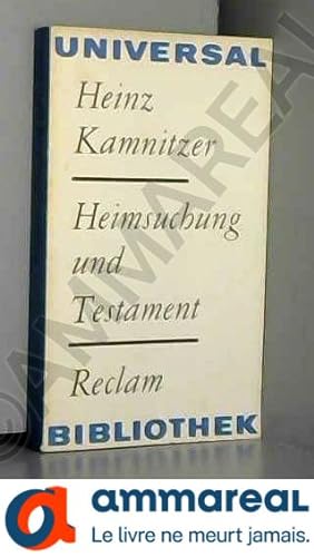 Seller image for Heimsuchung Und Testament, for sale by Ammareal