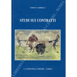 Bild des Verkufers fr Studi sui contratti zum Verkauf von Libreria Antiquaria Giulio Cesare di Daniele Corradi