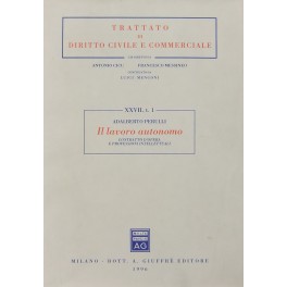 Seller image for Il lavoro autonomo. Contratto d'opera e professioni intellettuali for sale by Libreria Antiquaria Giulio Cesare di Daniele Corradi