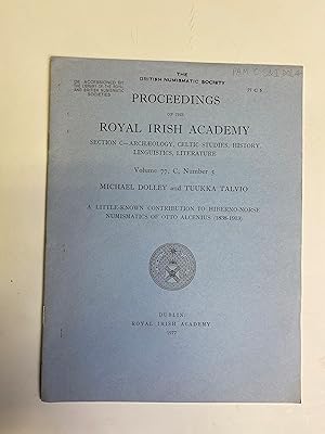 Seller image for Proceedings of the Royal Irish Academy Section C- Archaeology, Celtic Studies, History, Linguistics, Literature. Volume 77, C, Number 5 for sale by Ancient Art