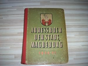 Magdeburg, Magdeburger Adressbuch 1950/51. 100. Ausgabe! 1. Ausgabe seit 1943. Enthält neben Magd...