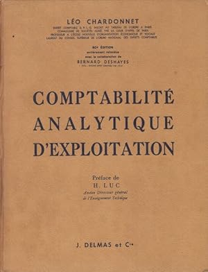 Seller image for COMPTABILIT ANALYTIQUE D'EXPLOITATION for sale by Librera Vobiscum