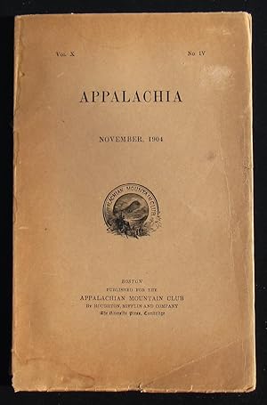Appalachia November 1904 vol x no iv