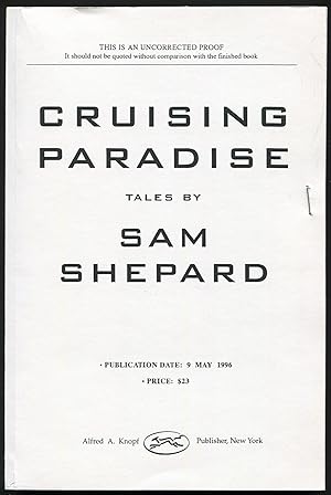 Seller image for Cruising Paradise for sale by Between the Covers-Rare Books, Inc. ABAA