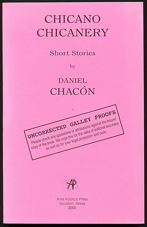 Immagine del venditore per Chicano Chicanery: Short Stories venduto da Between the Covers-Rare Books, Inc. ABAA