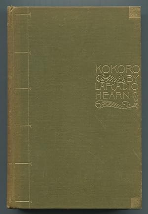 Bild des Verkufers fr Kokoro. Hints and Echoes of Japanese Inner Life zum Verkauf von Between the Covers-Rare Books, Inc. ABAA