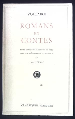 Bild des Verkufers fr Voltaire. Romans et Contes. zum Verkauf von books4less (Versandantiquariat Petra Gros GmbH & Co. KG)