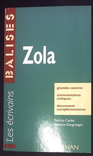 Image du vendeur pour Zola: Grandes oeuvres, commentaires critiques, documents complmentaires mis en vente par books4less (Versandantiquariat Petra Gros GmbH & Co. KG)