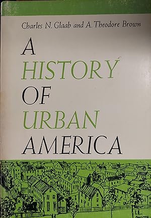 Seller image for A History of Urban America for sale by The Book House, Inc.  - St. Louis