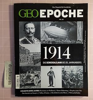 GEO Epoche Nr. 65: 1914. Das Schicksalsjahr des 20. Jahrhunderts.