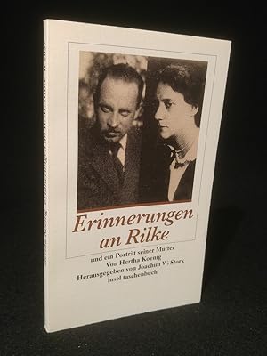 Bild des Verkufers fr Erinnerungen an Rainer Maria Rilke und ein Portrait seiner Mutter [Neubuch] zum Verkauf von ANTIQUARIAT Franke BRUDDENBOOKS