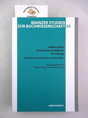 Immagine del venditore per Mainzer Studien zur Buchwissenschaft. Ein Reader venduto da Chiemgauer Internet Antiquariat GbR