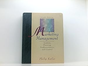 Imagen del vendedor de Marketing Management: Analysis, Planning, Implementation, and Control a la venta por Book Broker